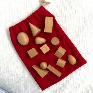 Waldorf / Montessori Sensory Shapes in Bag